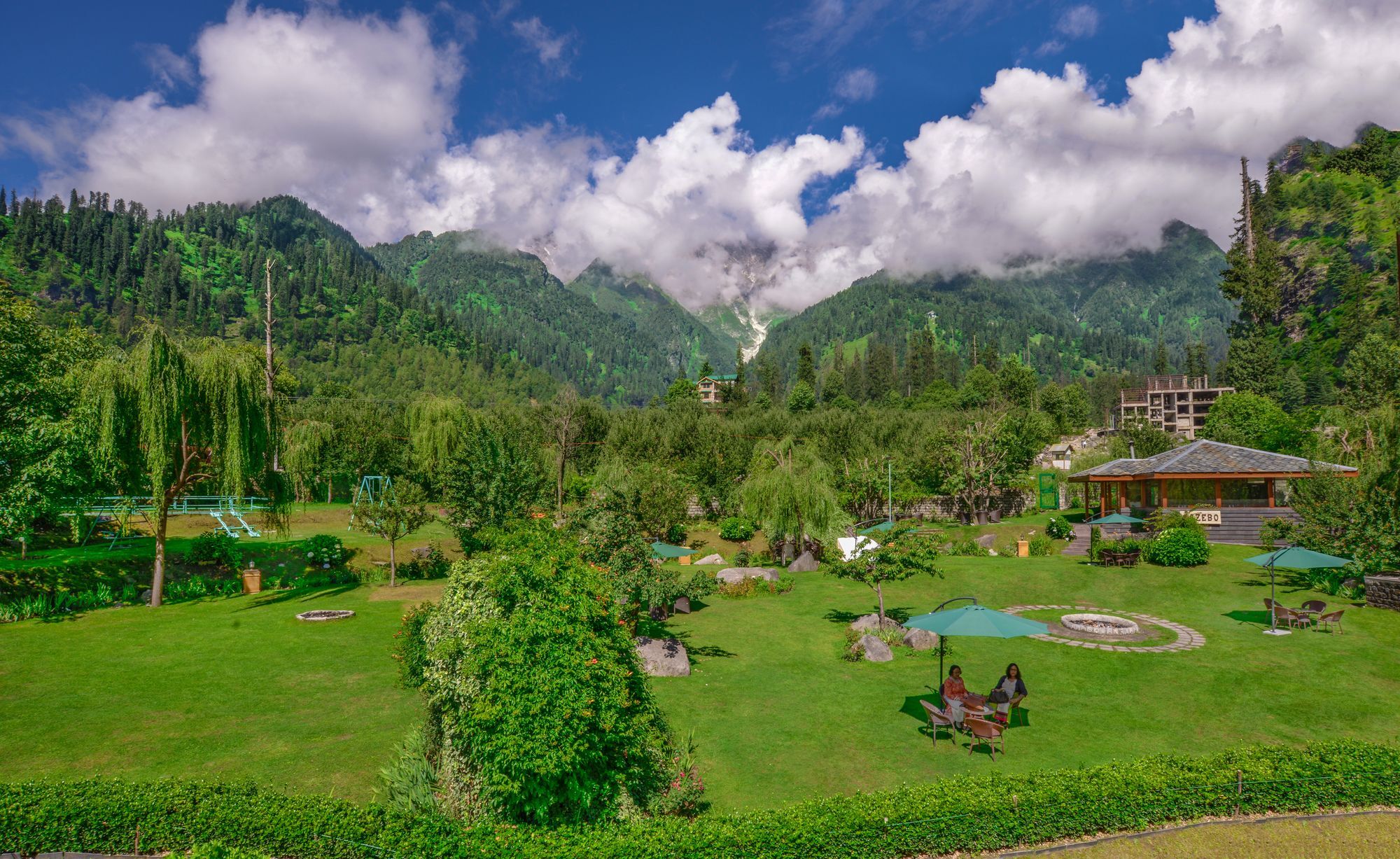 Solang Valley Resort Palchān Buitenkant foto